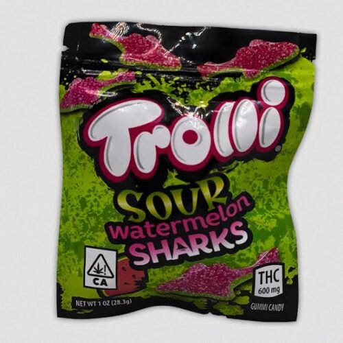 Trolli Sour watermelon Sharks 600mg